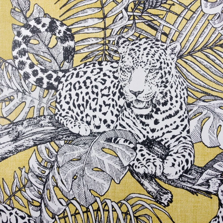 tapeta ścienna papierowa ugepa, Mamboa 173522, żółte gepardy, koty białe