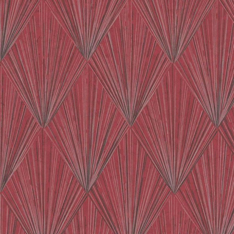 Tapeta ścienna wzór geometryczny, AS Metropolitan Stories 37864-2 bordowy, romby, kwadraty