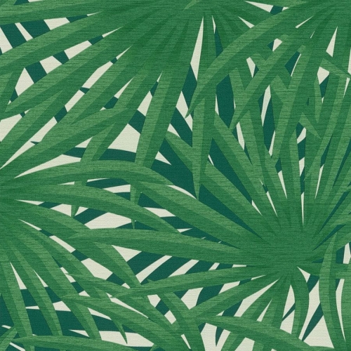Tapeta ścienna w duże liście, palmy, AS Metropolitan Stories 37861-3, zielony