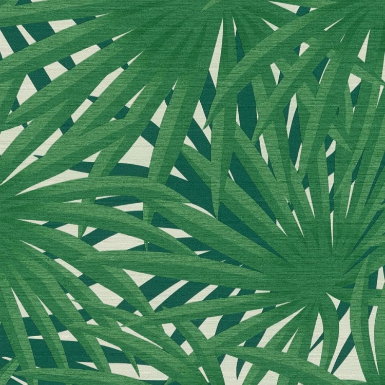 Tapeta ścienna w duże liście, palmy, AS Metropolitan Stories 37861-3, zielony