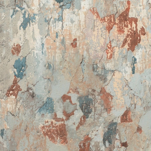 Metropolitan Stories 2 37954-1 Tapeta ścienna AS, stary tynk, popękany beton, kolorowy,