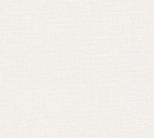 Tapeta AS Metropolitan Stories 2 37953-2, okładzina ścienna na flizelinie, lniana tkanina, materiał, biały, szary, popielaty