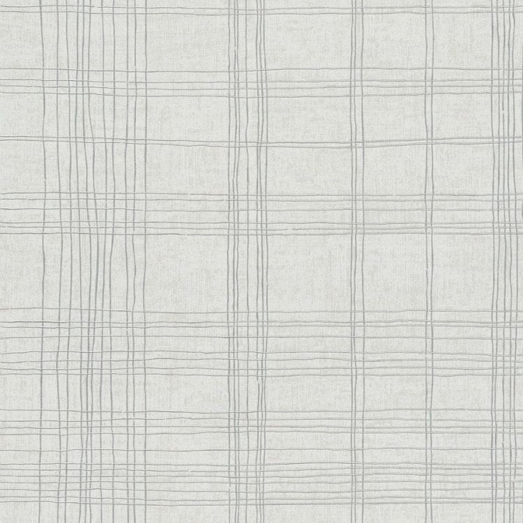 Tapeta ścienna AS Metropolitan Stories 37919-1, biało-srebrny wzór geometryczny, krata