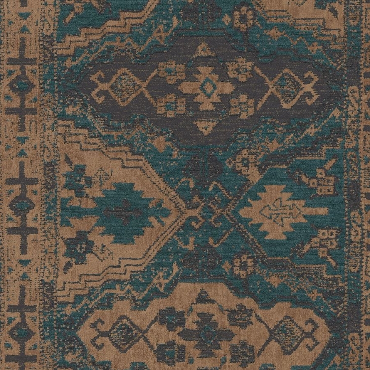 Metropolitan Stories 2 378682 Tapeta ścienna AS, tapeta wzór marokański dywan, koc, turkusowy, brązowy