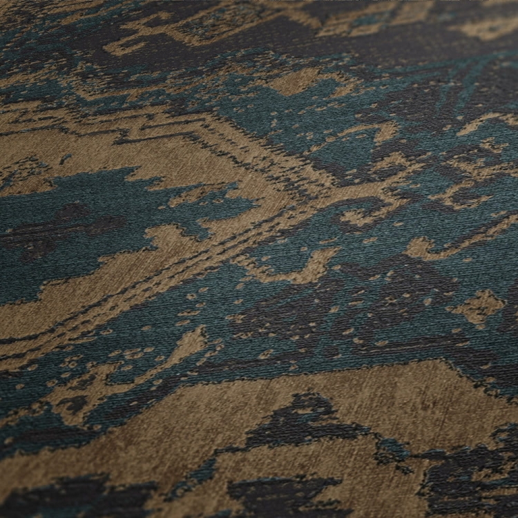 Metropolitan Stories 2 378682 Tapeta ścienna AS, tapeta wzór marokański dywan, koc, turkusowy, brązowy