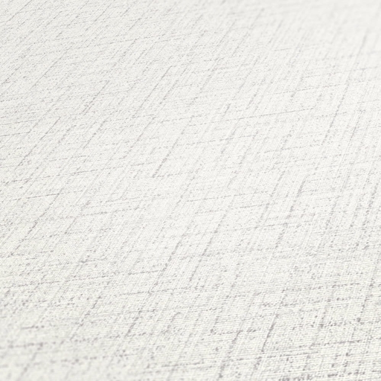 Tapeta AS Metropolitan Stories 2 37953-2, okładzina ścienna na flizelinie, lniana tkanina, materiał, biały, szary, popielaty