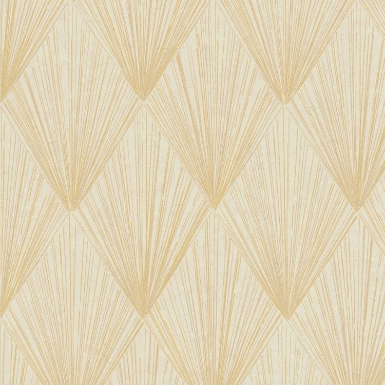 Tapeta AS Metropolitan Stories 2 37864-3, tapeta ścienna na flizelinie wzór geometryczny, romby, kwadraty, linie, beżowy, złoty