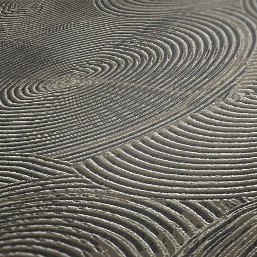 Tapeta AS Metropolitan Stories 2 37900-4 , wzór geometryczny, koła czarne złote