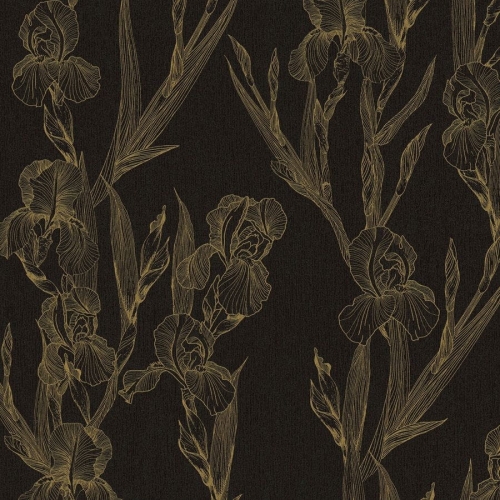 Tapeta Hechter 6 AS 375263 , tapeta w kwiaty, irysy