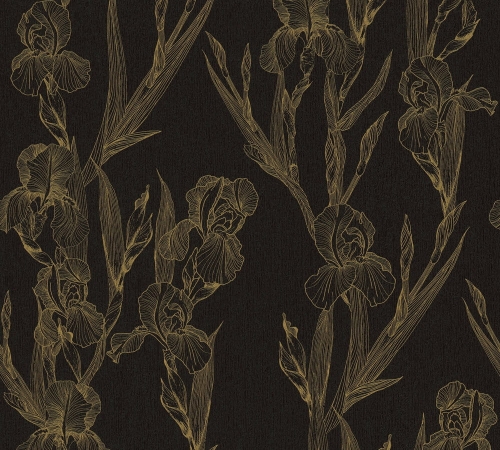 Tapeta Hechter 6 AS 375263 , tapeta w kwiaty, irysy