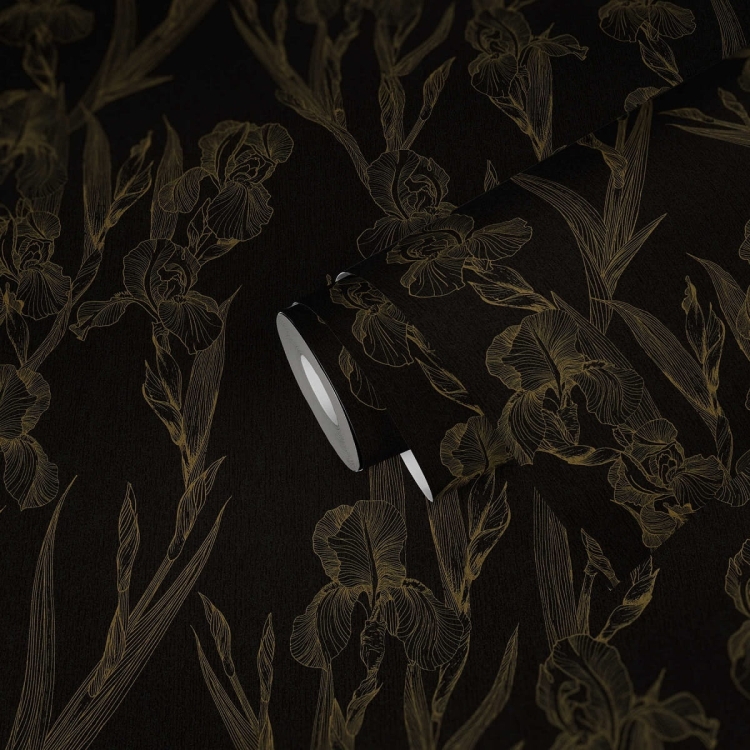 Tapeta Hechter 6 AS 375263 , tapeta w kwiaty, irysy