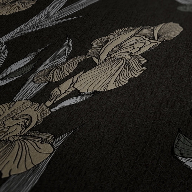 Tapeta Hechter 6 AS 375261 , tapeta w kwiaty, irysy