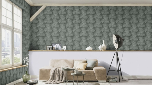 Tapeta Erismann Elle 10171-29 na flizelinie jednolita jednobarwna szara z brokatem