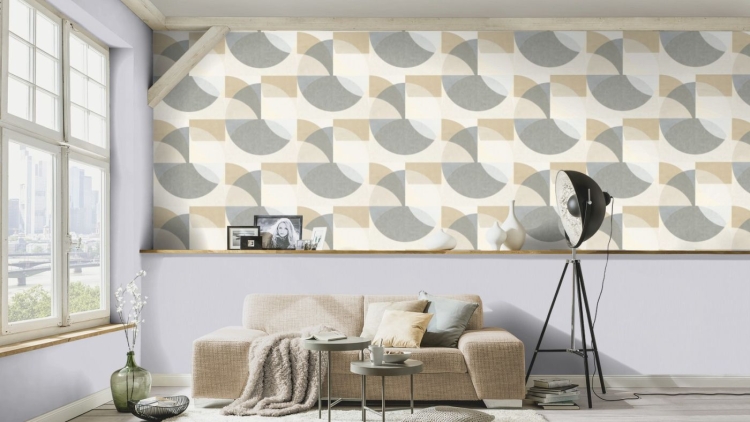 Tapeta Erismann Elle 10171-10 na flizelinie jednokoorowa, jednobarwna, jednolita szara