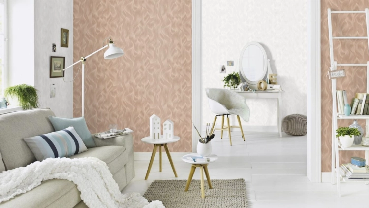 Tapeta Erismann Elle 10151-31 na flizelinie tapeta do salonu na pokój w fale glamour