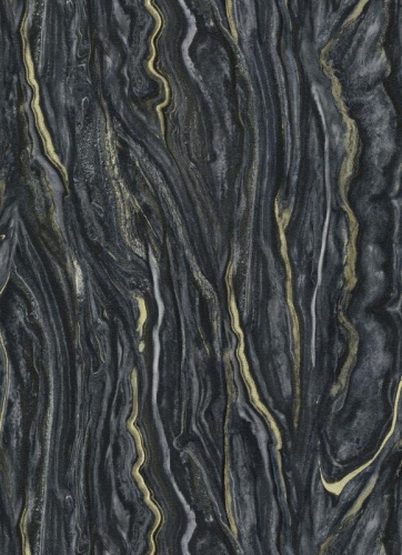 Tapeta Erismann Elle 10149-15 na flizelinie imitacja marmuru, czarny marmur naturalny