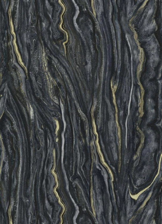 Tapeta Erismann Elle 10149-15 na flizelinie imitacja marmuru, czarny marmur naturalny