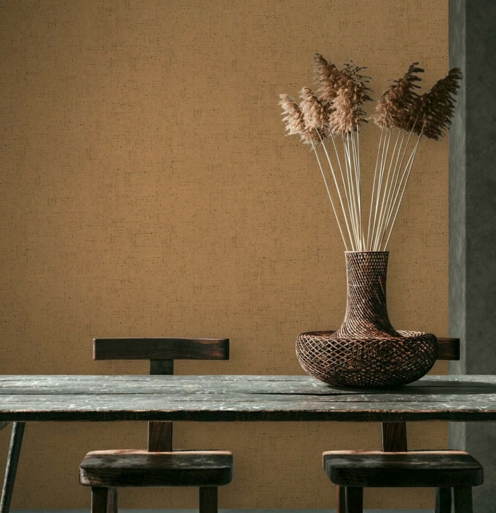 Tapeta ścienna AS Creation Metropolitan Stories 2, tynk ozdobny pomarańczowy brąz 37904-5