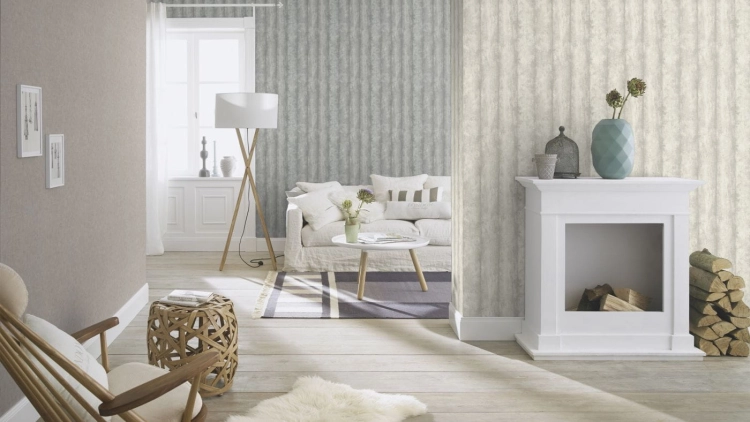 Tapeta Rasch Factory IV 429237 na flizelinie tynk ozdobny beżowo-szary, imitacja tynku