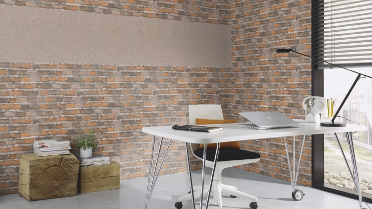 Tapeta Rasch Factory IV 428056 na flizelinie cegła naturalna, mur 3d