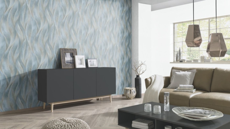 Tapeta Erismann fashion for Walls 2 10148-44 na flizelinie, liście glamour, wzór 3D