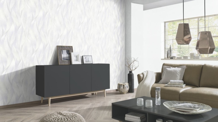 Tapeta Erismann fashion for Walls 2 10148-31 na flizelinie, wzór botaniczny, liście z brokatem, wzór 3D