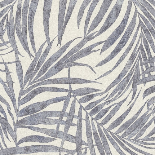 Tapeta Rasch Linares 617429 wzór botaniczny, liście palmy