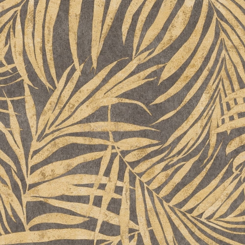 Tapeta Rasch Linares 617450 wzór botaniczny, liście palmy