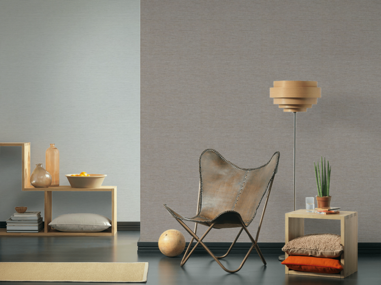 Metropolitan Stories II 37857-5 Tapeta ścienna AS, tapeta brązowa, jednolita bez wzoru, aranżacja