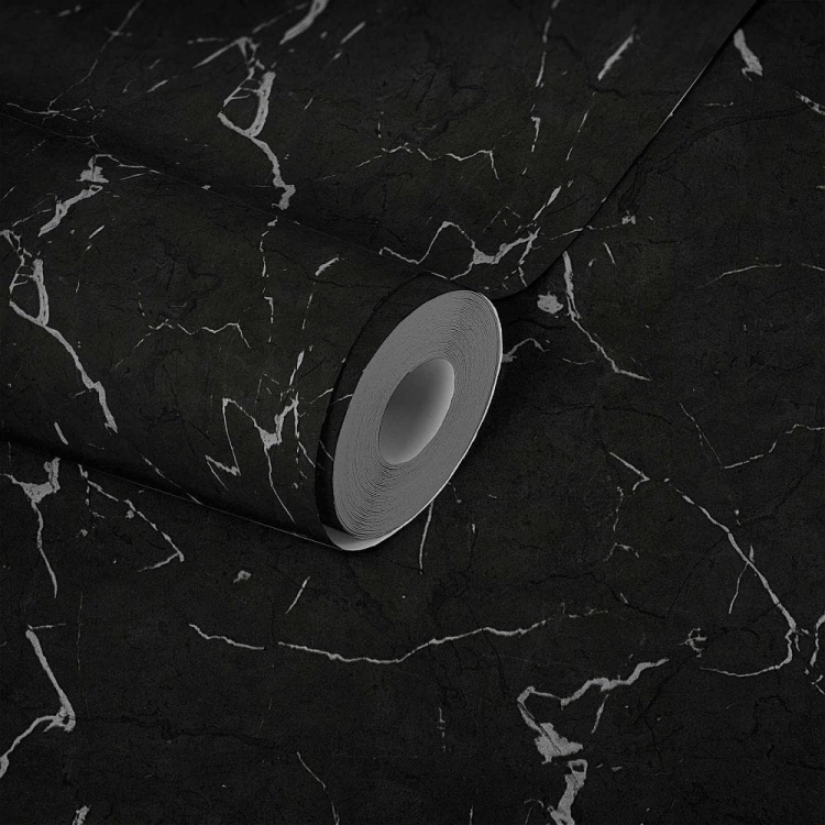 Tapeta AS Metropolitan Stories 2 37855-2 , tapeta ścienna na flizelinie, czarny marmur, struktura