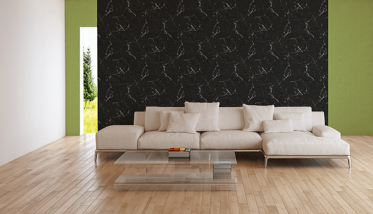 Tapeta AS Metropolitan Stories 2 37855-2 , tapeta ścienna na flizelinie, czarny marmur, aranżacja