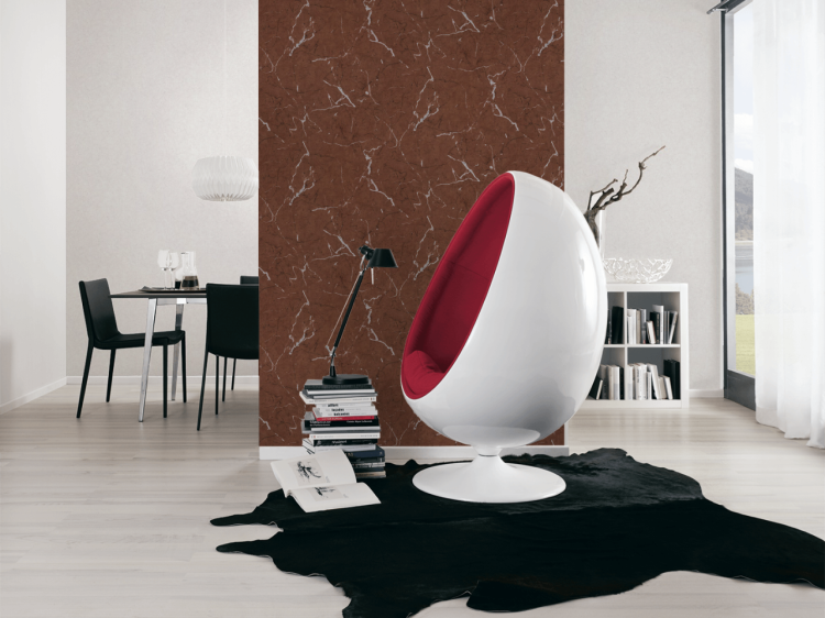 Tapeta AS Metropolitan Stories 2 37855-3 , tapeta ścienna na flizelinie, brązowy marmur, aranżacja okładziny