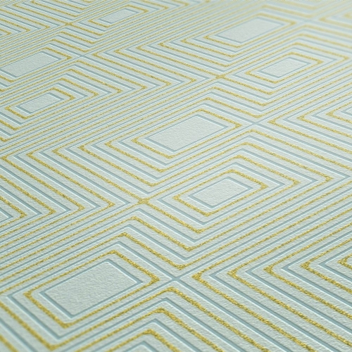 Tapeta AS Attractive 37758-8, tapeta w romby, wzór geometryczny, brokat