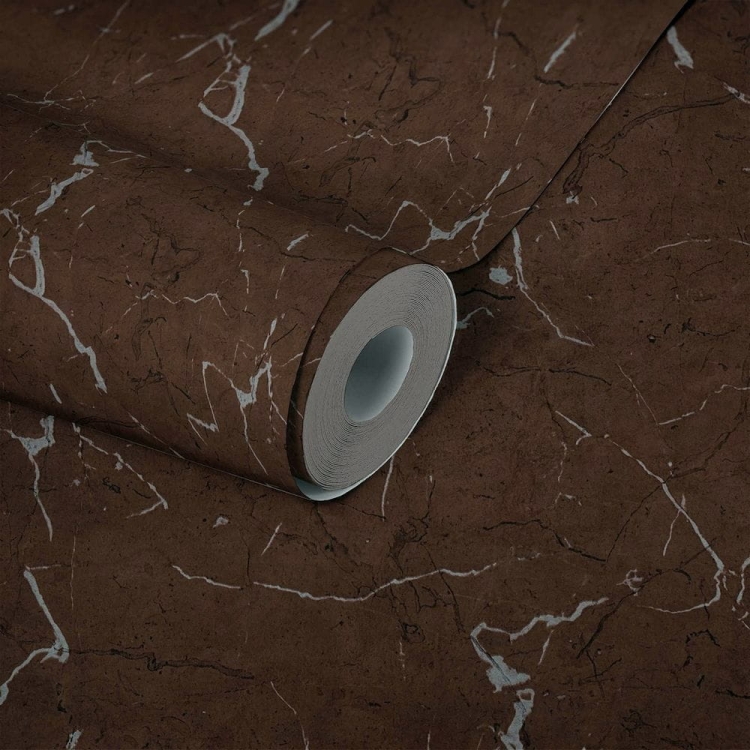 Tapeta AS Metropolitan Stories 2 37855-3, tapeta ścienna na flizelinie, brązowy marmur