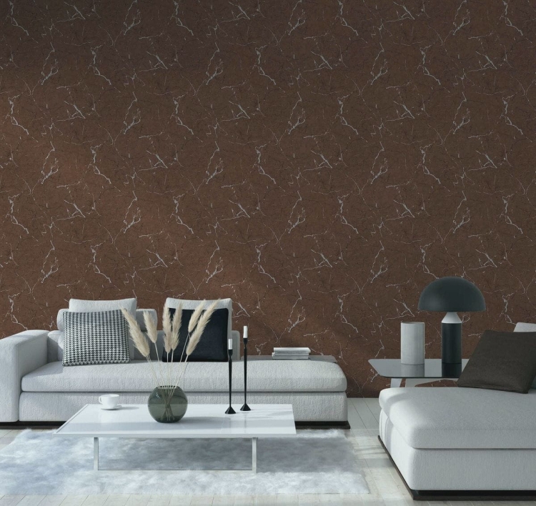 Tapeta AS Metropolitan Stories 2 37855-3, tapeta ścienna na flizelinie, brązowy marmur