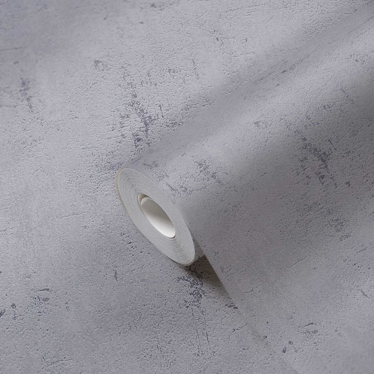 Tapeta AS Metropolitan Stories 2 37903-6, tynk zacierany na ostro, w kolorze stalowej szarości