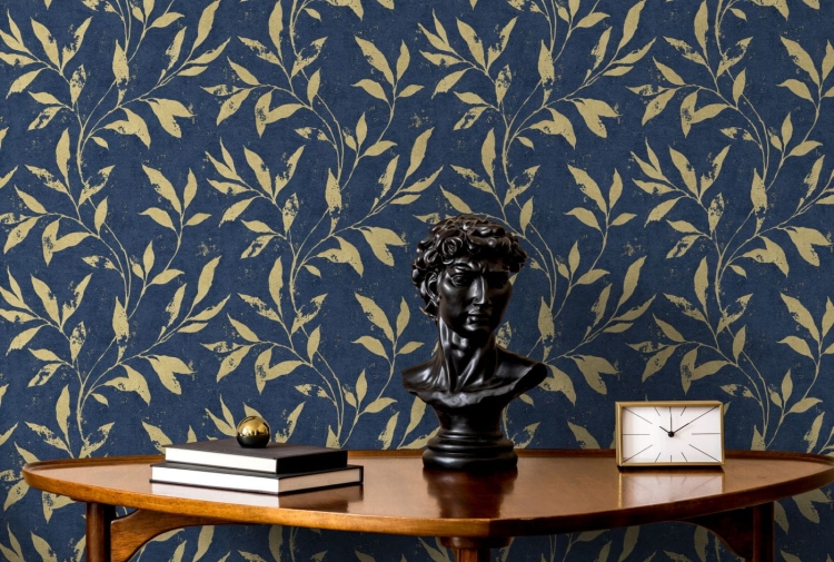 Grandeco A48302 tapeta ścienna, motyw roślinny, liście