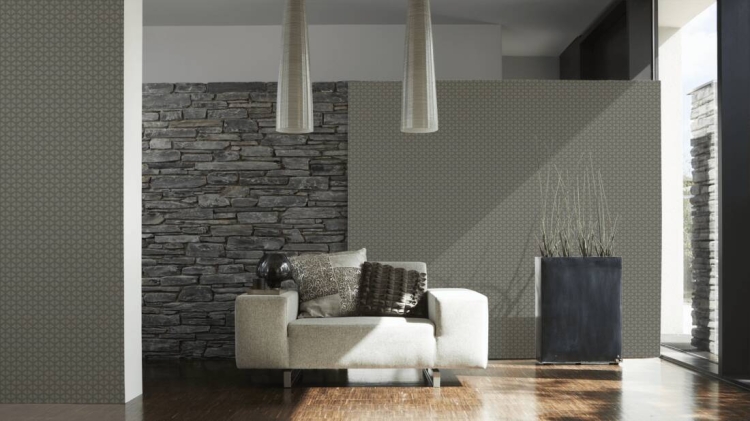 Trendwall 2 37957-3 Tapeta ścienna AS , tapeta w drobny wzór, wachlarzyki