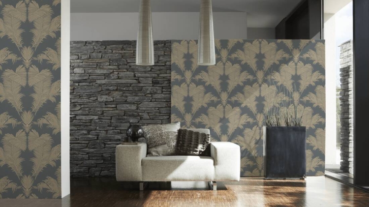 Trendwall 2 37959-3 Tapeta ścienna AS ,wzór botaniczny, liście