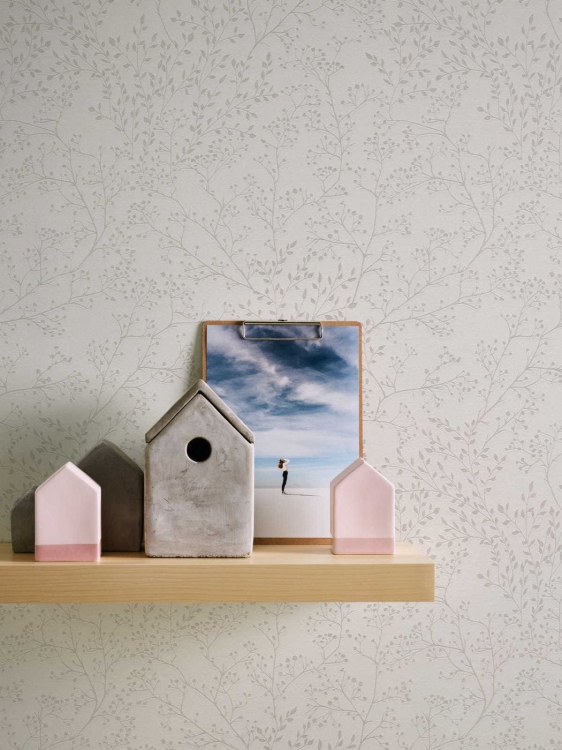 Trendwall 2 38100-1 Tapeta ścienna AS , tapeta w drobne kwiatki, gałązki