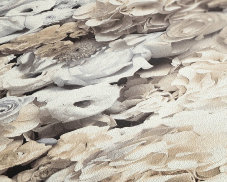 Trendwall 2 38008-3 Tapeta ścienna AS , tapeta kwiaty, gęste róże, piwonie