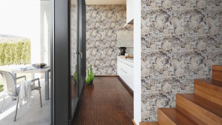 Trendwall 2 38008-3 Tapeta ścienna AS , tapeta kwiaty, gęste róże, piwonie