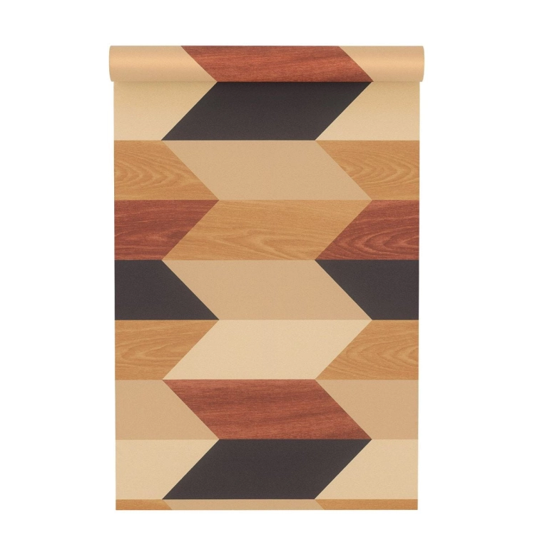 Zoya 638561 Tapeta ścienna Rasch , wzór geometryczny, deska