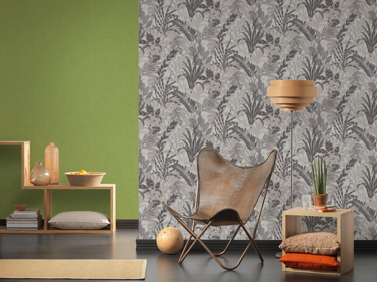 Metropolitan Stories II 37865-8 Tapeta ścienna AS groszkowa zieleń tynk, marmur