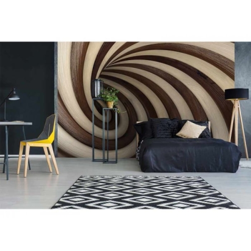 Fototapeta MS-5-00277 Zakręcony tunel 3D flizelinowa Dimex