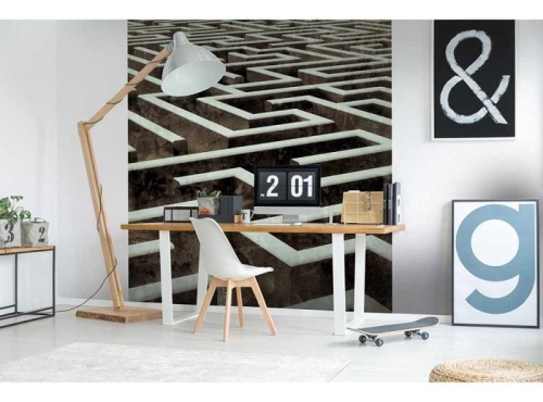 Fototapeta MS-3-0279 Labirynt 3D fizelinowa Dimex