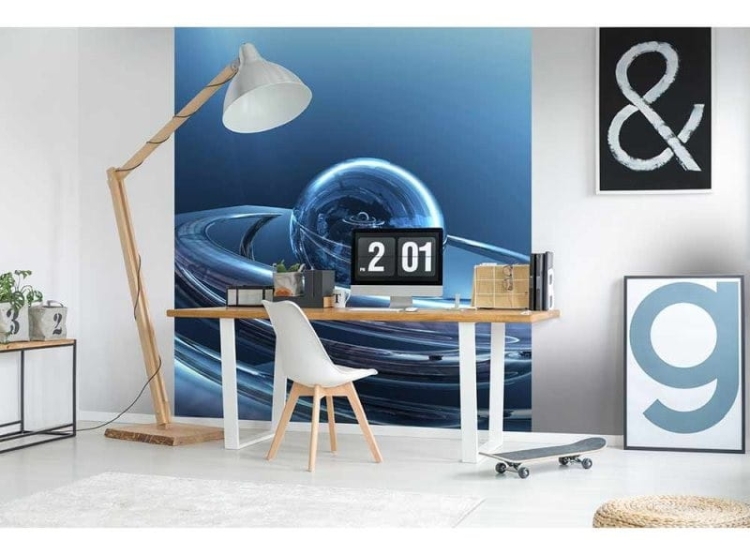Fototapeta MS-3-0282 Szklana kula 3D fizelinowa Dimex