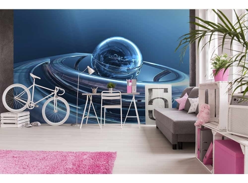 Fototapeta MS-5-0282 Szklana kula 3D flizelinowa Dimex