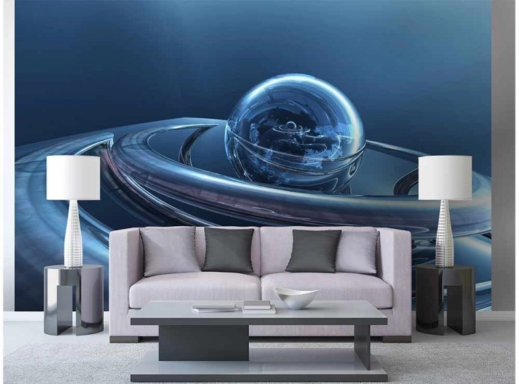 Fototapeta MS-5-0282 Szklana kula 3D flizelinowa Dimex