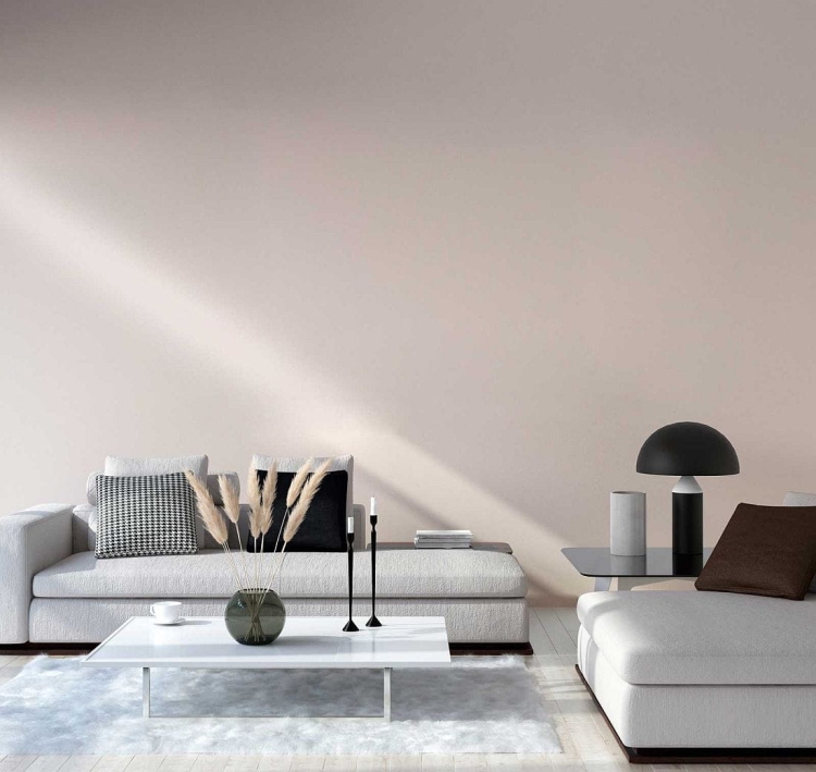 Trendwall 2 36932-4 Tapeta ścienna AS, okładzina flizelinowa jednolita pastelowy róż, tekstura tkaniny